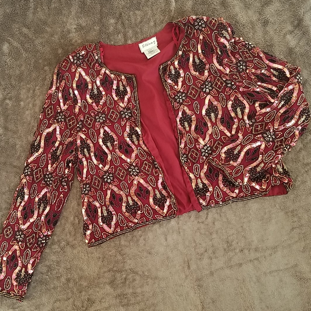 Intricate beaded jacket